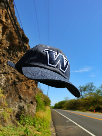 1.0 Clean "BLUE on BLUE DENIM" Flagship Strapback.